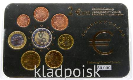 Набор монет Евро Финляндия 2007 года