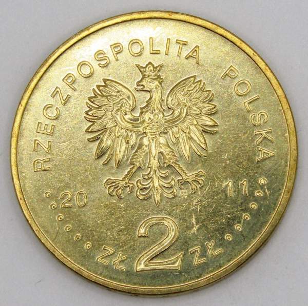 Монета 2 злотых Польша 2011 - 30 лет Независимому Студенческому Союзу (NZS)