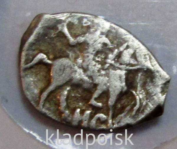 Денга серебро Фёдор Иванович (чешуя), 1584-1598 гг. Денга серебро Фёдор Иванович (чешуя), 1584-1598 гг.