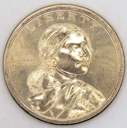 Монета 1 доллар Сакагавея, Мэри Кавена Пукуи, 2025 P
