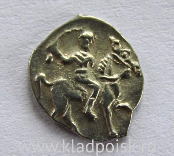 Денга Иван IV Васильевич Грозный (чешуя), серебро, до 1547 года, арт 19