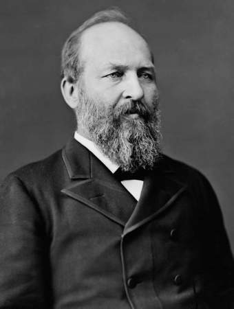 Монета 1 доллар США (2011) 20-ый Президент Джеймс Гарфилд