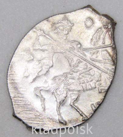 Копейка серебро Борис Федорович Годунов (чешуя), 1598-1605 гг. Московский денежный двор (арт 8)