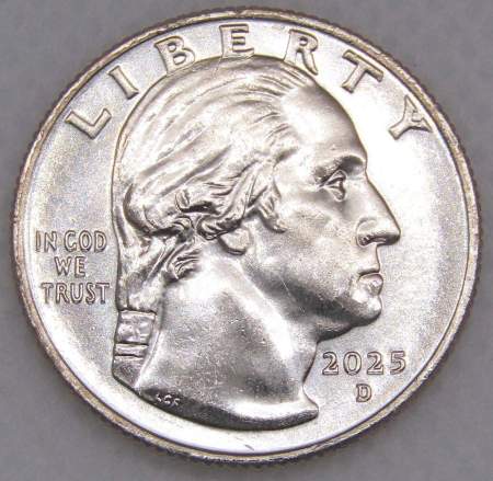 Монета 25 центов США Стейси Парк Милберн из серии «Американские женщины» (2025) D