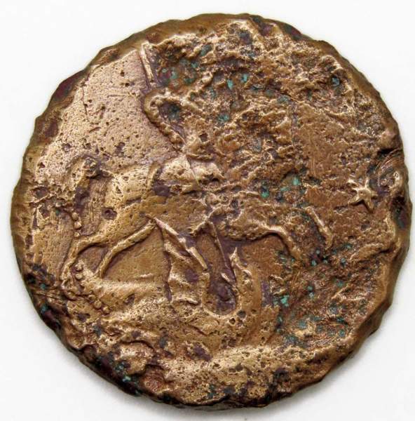 Монета 4 копейки Российской империи 1762 года Петр III Монета 4 копейки Российской империи 1762 года Петр III