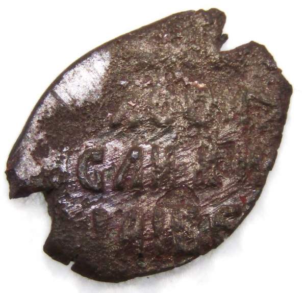 Копейка медь Алексей Михайлович (чешуя), Медный бунт, Кукенойский денежный двор, арт 3