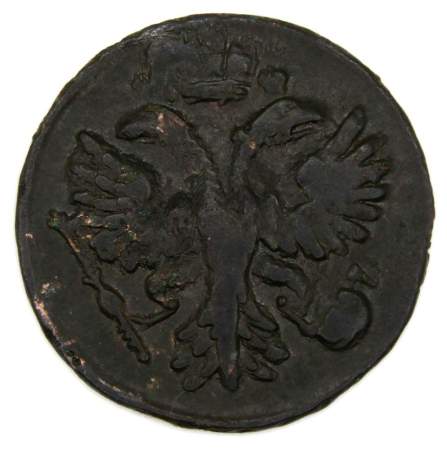 Монета 1 денга 1731 года, Российская Империя, Анна Иоановна (арт. 1)