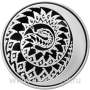 Монета 3 рубля Лунный календарь, Змея 2013 – серебро