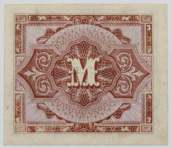 Банкнота 1 марка 1944 года, Германия, Оккупация Германии войсками союзников Банкнота 1 марка 1944 года, Германия, Оккупация Германии войсками союзников