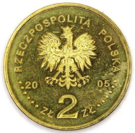Монета 2 злотых Польша 2005 - Международная выставка Экспо