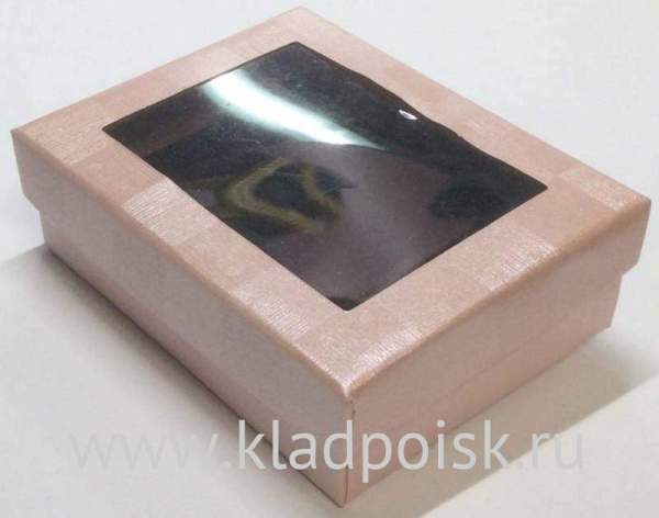 Коробка подарочная с прозрачным окном на крышке, оранжевая Коробка подарочная с прозрачным окном на крышке, оранжевая