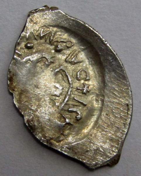 Денга Василий II Васильевич «Тёмный», серебро, Всадник с саблей/Всадник с копьем, арт 7