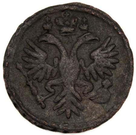 Монета 1 денга 1731 года, Российская Империя, Анна Иоановна (арт. 2)