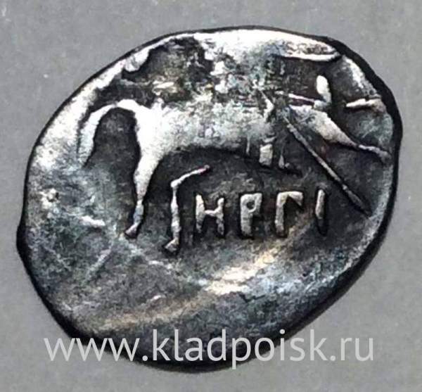 Копейка шведской оккупации Новгорода, НРГI (чешуя), арт 4