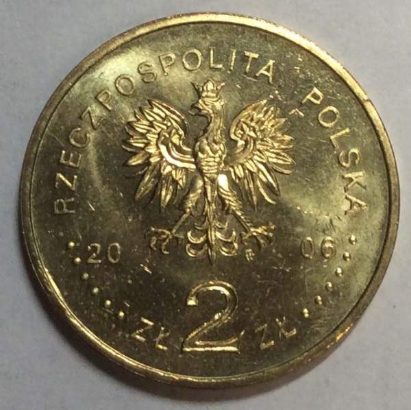 Монета 2 злотых Польша, серия «Ритуалы Польши» Иван Купала, 2006