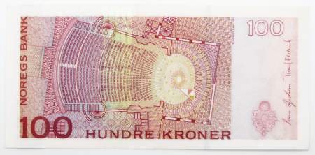 Банкнота 100 крон 2006 года Норвегия