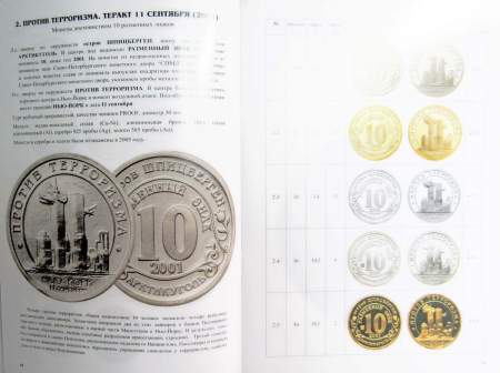 Каталог Российские памятные монеты острова Шпицберген 2001-2015 гг.