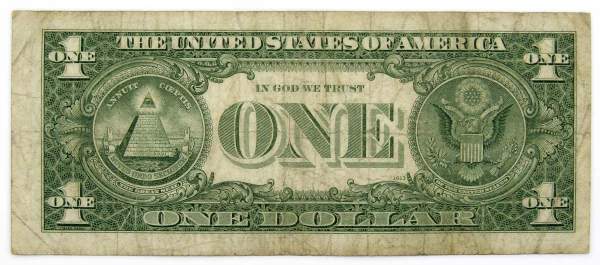 Банкнота 1 доллар США 1963 года