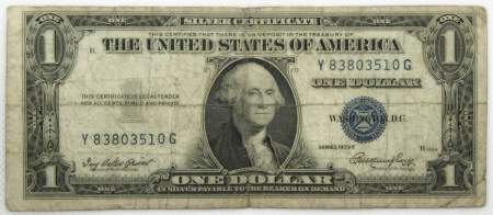 Банкнота 1 доллар США 1935 года Банкнота 1 доллар США 1935 года