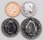 Набор регулярных монет Каймановых островов 2013 г., 4 монеты