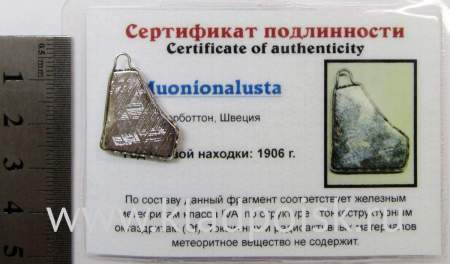 Подвеска из метеорита Муонионалуста (Muonionalusta), арт 12 Подвеска из метеорита Муонионалуста (Muonionalusta), арт 12