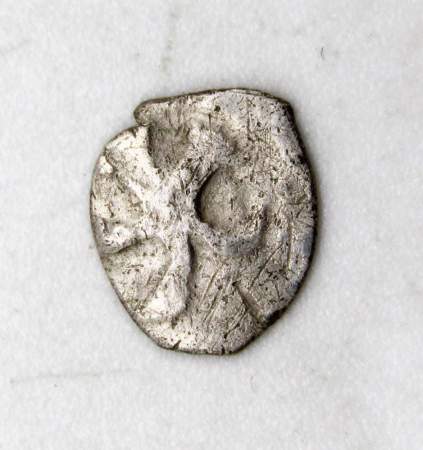 Полушка (1/4 копейки) серебро Иван IV Васильевич Грозный 1533-1584 гг.
