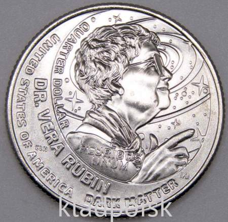 Монета 25 центов США Вера Рубин из серии «Американские женщины» (2025) P