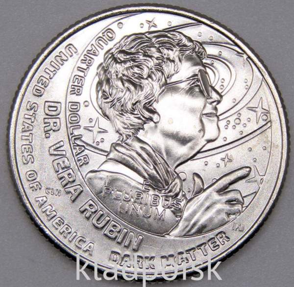 Монета 25 центов США Вера Рубин из серии «Американские женщины» (2025) D