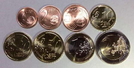 Годовой набор монет Евро Мальта 2016, 8 монет