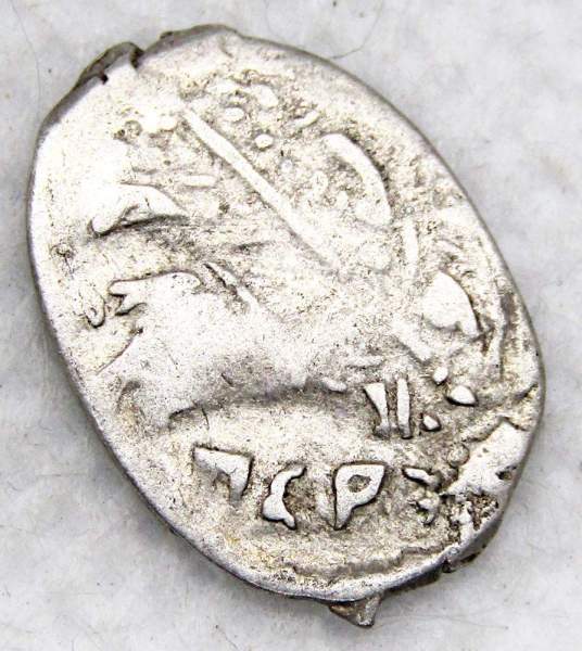 Копейка серебро Борис Федорович Годунов (чешуя), 1598-1605 гг. Псковский денежный двор, арт 3 Копейка серебро Борис Федорович Годунов (чешуя), 1598-1605 гг. Псковский денежный двор, арт 3