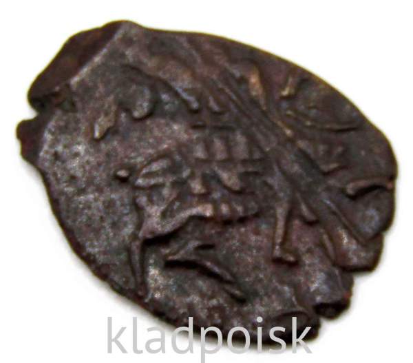 Копейка медь Алексей Михайлович (чешуя), Медный бунт, Москва, Новый монетный двор, арт 13