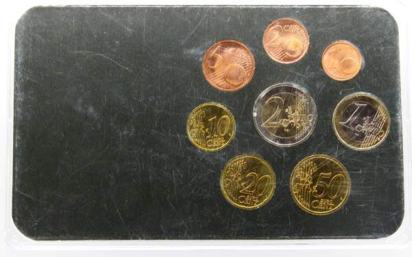 Набор монет Евро Австрия 2002-2005 годов