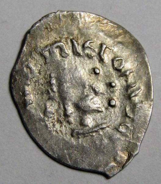 Денга Василий II Васильевич «Тёмный», серебро, Голова/всадник, арт 5 Денга Василий II Васильевич «Тёмный», серебро, Голова/всадник, арт 5