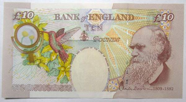 Банкнота 10 фунтов 2000 года Банк Англии - Великобритания
