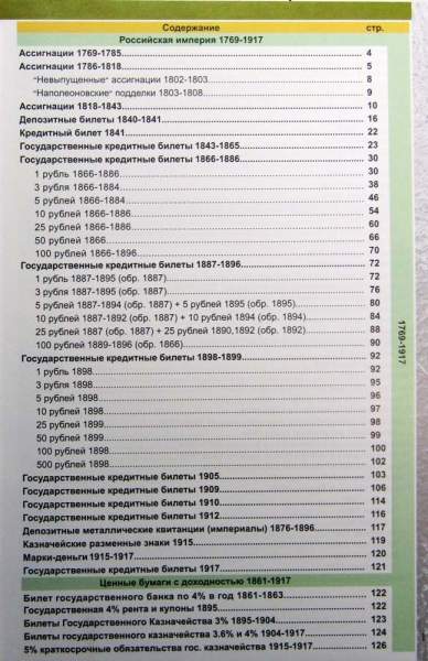 Каталог банкнот России 1769-2021 - разновидности, стоимость, водяные знаки Каталог банкнот России 1769-2021 - разновидности, стоимость, водяные знаки
