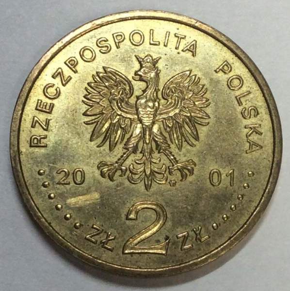 Монета 2 злотых Польша, серия «Ритуалы Польши» Коляда, 2001