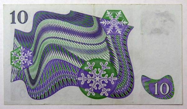 Банкнота 10 крон 1987 года Швеция