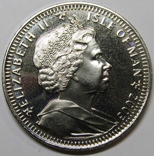 Монета 1 крона Остров Мэн, 2003, Балийская кошка