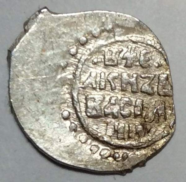 Денга Василий II Васильевич «Тёмный», серебро, арт 6 Денга Василий II Васильевич «Тёмный», серебро, арт 6