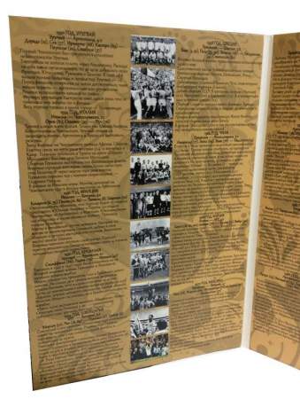 Набор из 3 памятных монет и 100-рублевой банкноты в коллекционном альбоме ЧЕМПИОНАТ мира по футболу 2018 в России