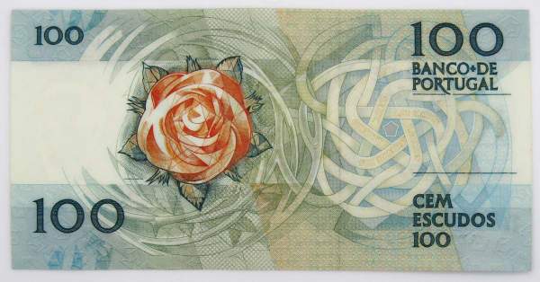 Банкнота 100 эскудо 1986 года Португалия