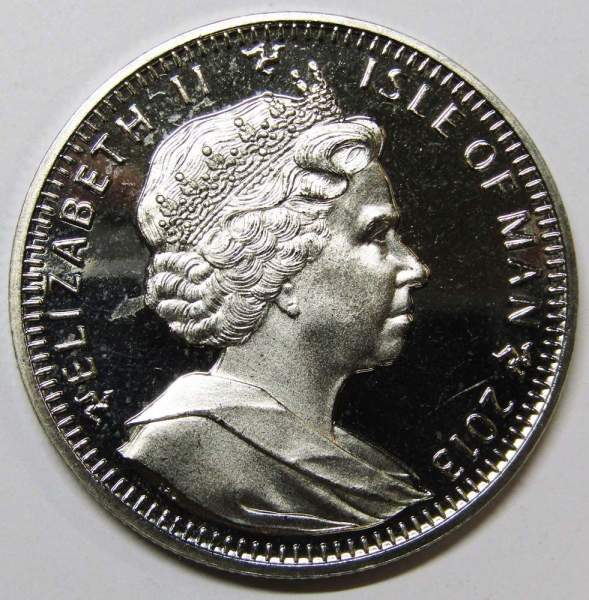 Монета 1 крона Остров Мэн, 2013, Сибирская кошка