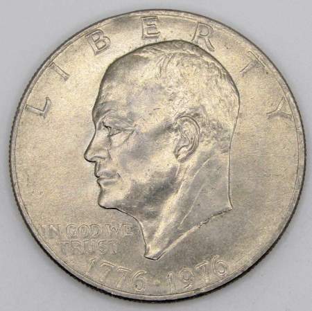 Монета 1 доллар США 1976 года (доллар Эйзенхауэра или Лунный колокол), арт 2