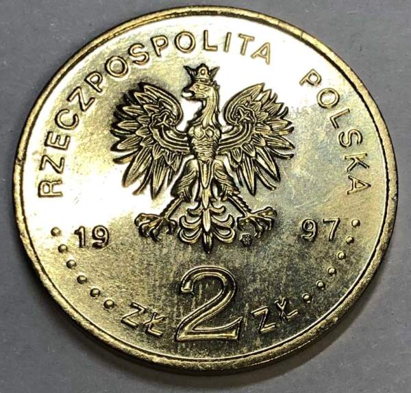 Монета 2 злотых Польша, серии «Короли и правители Польши» Стефан Баторий, 1997