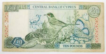 Банкнота 10 фунтов 1997 года, Кипр