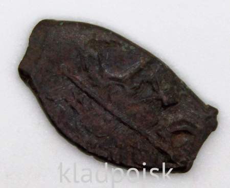 Копейка медь Алексей Михайлович (чешуя), Медный бунт, Старый монетный двор, арт 15