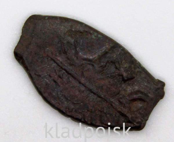 Копейка медь Алексей Михайлович (чешуя), Медный бунт, Старый монетный двор, арт 15 Копейка медь Алексей Михайлович (чешуя), Медный бунт, Старый монетный двор, арт 15