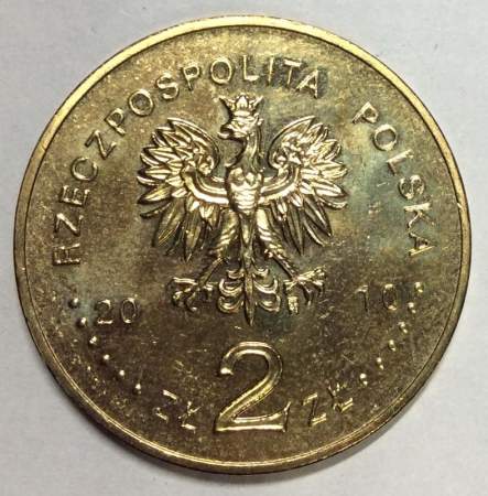 Монета 2 злотых Польша Горлице из серии Города Польши, 2010