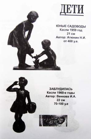 Каталог Чугунное художественное литьё 1921-1991г. Советский период