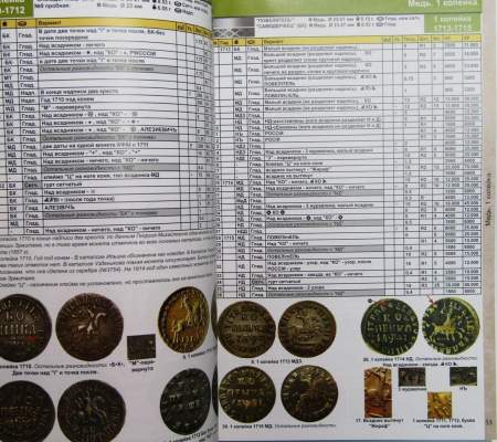 Каталог монет России и допетровской Руси 980-1917 гг. (с ценами)